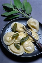 Tortellini with sage butter