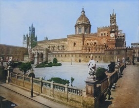 The Cathedral of Palermo in Sicily in 1860