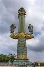 Magnificent Parisian Floor Lamp on the Place de la Concorde