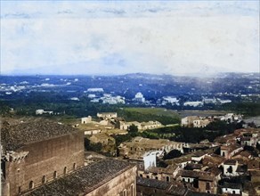 Panorama of Catania in Sicily