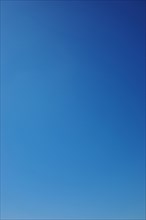 Blue sky without clouds