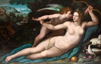 Venus Disarms Cupid