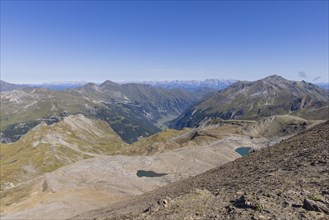 Panoramic view in the Alps