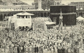 The Kaaba in Mecca during the Hajj