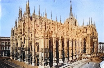 The Cathedral of Milan in 1880