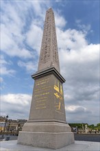 Obelisk of Luxor on the Place de la Concorde