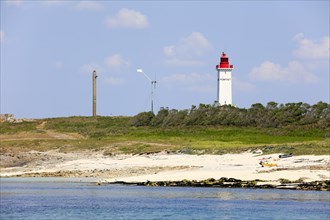 Ile de Penfret island with lighthouse