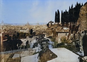 Panorama of the city seen from the Palatine Hill