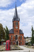 Neo-Gothic parish church of St. Lullus-Sturmius by Hugo Schneider