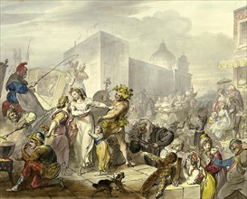 The Carnival in Rome in 1574