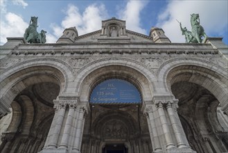 Entrance portal of the Sacre-Coeur Basilica