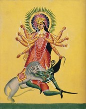 Durga Killing the Demon