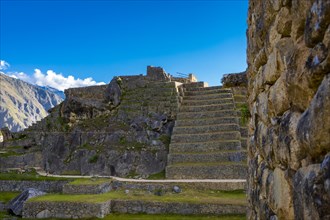 A view of Machu Picchu ruins