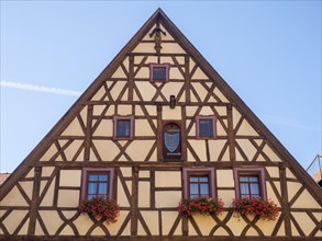 Gable of a half-timbered building