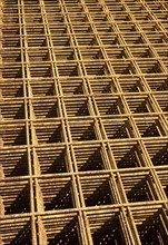 Sized structural steel mesh