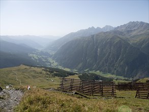 View from Mount Schareck into the Moelltal valley