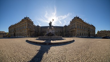 In front of the Wuerzburg Residenz