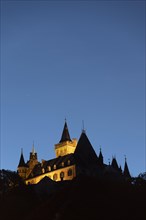 Wernigerode Castle at blue hour