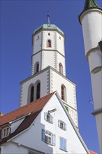 Tower of the town parish church of St. Martin