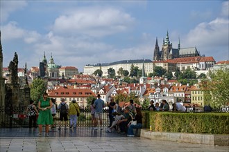 View of Hradcany with Prague Castle