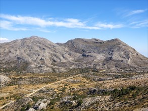 Karst mountain landscape at Psiloritis