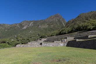 A view of Machu Picchu ruins