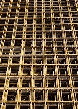 Sized structural steel mesh