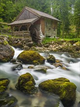 Old mill at the Golling waterfall
