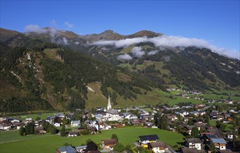Village view of Rauris in the Rauris Valley