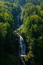 The Giessbach Waterfall on the Mountain Side in Brienz