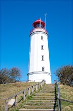Listed lighthouse or beacon Dornbusch on the Schluckswiek or Schluckwieksberg