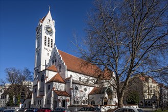 Church of the Redeemer in the style of historicism and art nouveau by Theodor fisherman