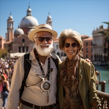 Sprightly seniors visit Venice and sights