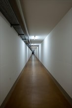 Illuminated Infinity Corridor in Switzerland