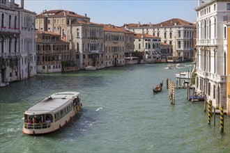 View of the Grand Canal with a vaporetto