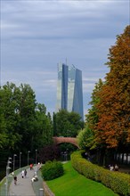 View of the ECB Tower