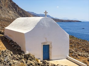 Chapel Timios Stavros on the coast near Chora Sfakion