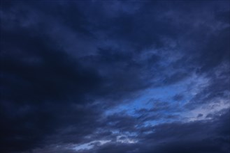 Dramatic cloudscape at dusk