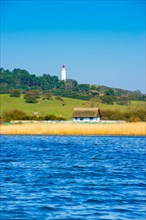 Listed lighthouse or beacon Dornbusch on the Schluckswiek or Schluckwieksberg