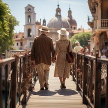 Sprightly seniors visit Venice and sights