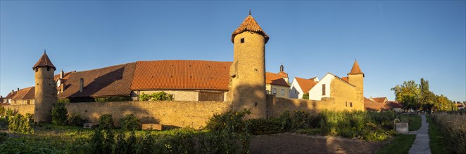 Part of the old town wall and towers