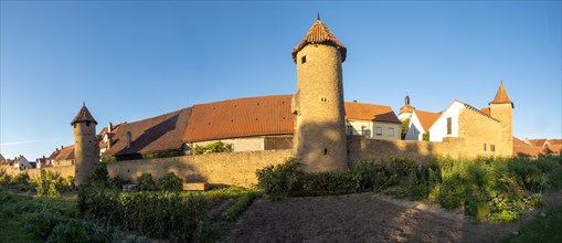 Part of the old town wall and towers