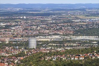 Neckar valley with Cannstadt