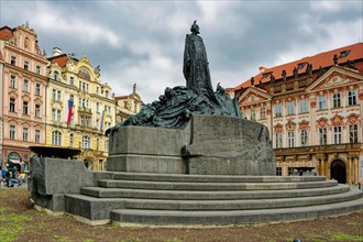 Jan Hus Monument on Old Town Square