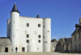 The castle Chateau de Noirmoutier at Noirmoutier-en-L'ile on the island Ile de Noirmoutier