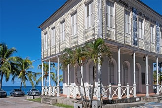 Former Chamber of Commerce in French colonial style at Saint-Pierre