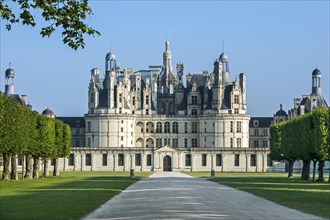 The royal French Renaissance Chateau de Chambord