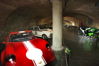 Museum of the Spa-Francorchamps racing circuit in the Stavelot Abbey