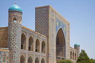 Tilya-Kori Madrasah at the Registan in Samarkand
