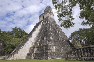 Temple pyramid at Tikal